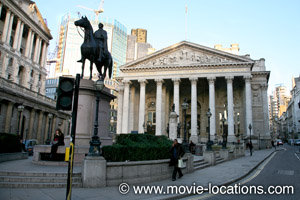 28 Days later filming location: Royal Exchange, City of London