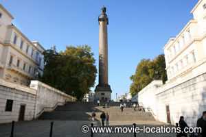 28 Days later filming location: Duke of York's Steps, the Mall, London