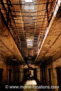 Twelve Monkeys location: The asylum: Eastern State Penitentiary, 22nd Street, Philadelphia, Pennsylvania