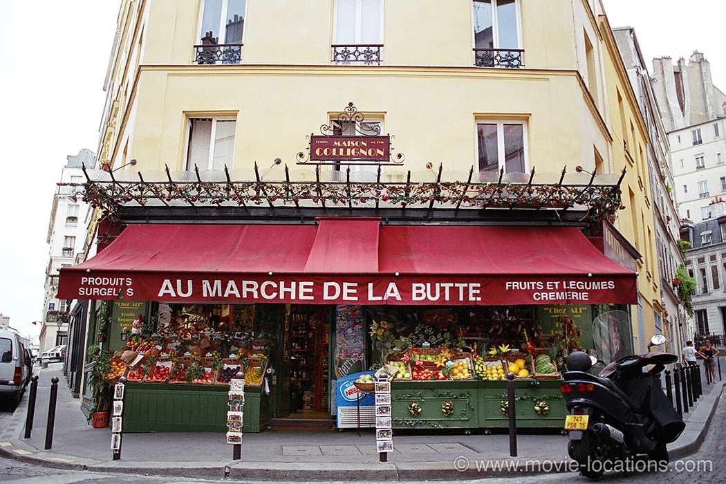 Amelie film location: Au Marche de la Butte, Passage des Abbesses, Montmartre, Paris