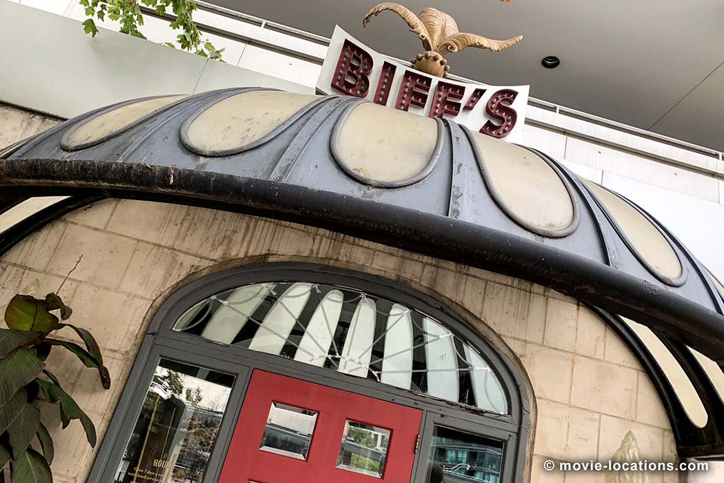 American Psycho location: Biff's Bistro, Front Street East, Toronto