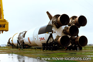Apollo 13: a Saturn V rocket in the Rocket Park at the Johnson Space Center, Houston