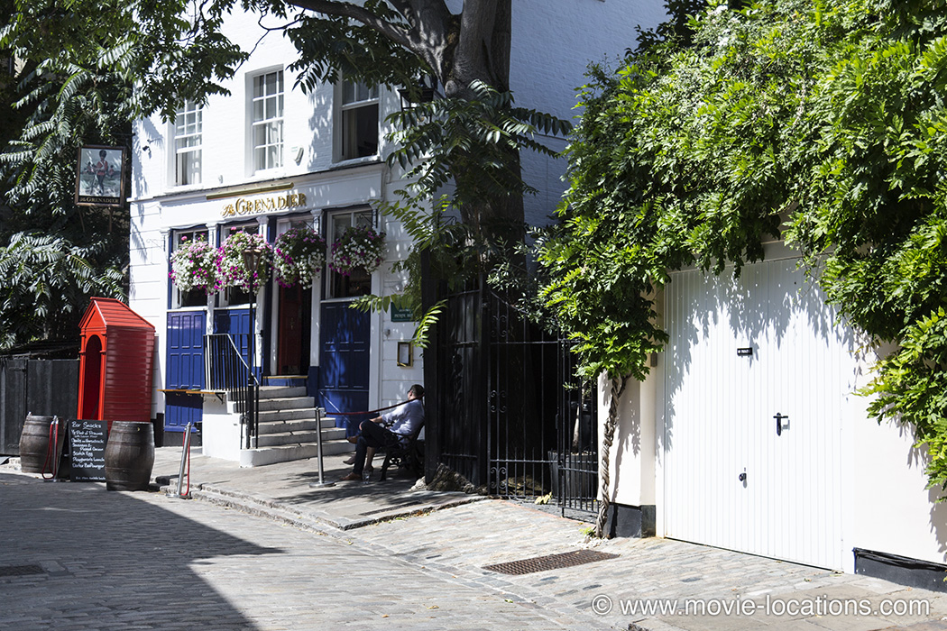 Around The World In 80 Days filming location: The Grenadier, Wilton Row, Belgravia, London SW1