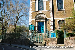 About a Boy filming location: St James Church, Clerkenwell Close, Clerkenwell, London EC1