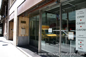 A Bout de Souffle film location: the old office of the International Herald Tribune, rue de Berri, Paris