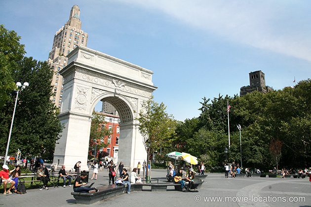 Barefoot In The Park film location: Washington Square Park, New York
