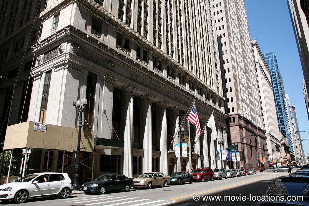 Batman Begins film location: LaSalle Street at West Quincy, Chicago