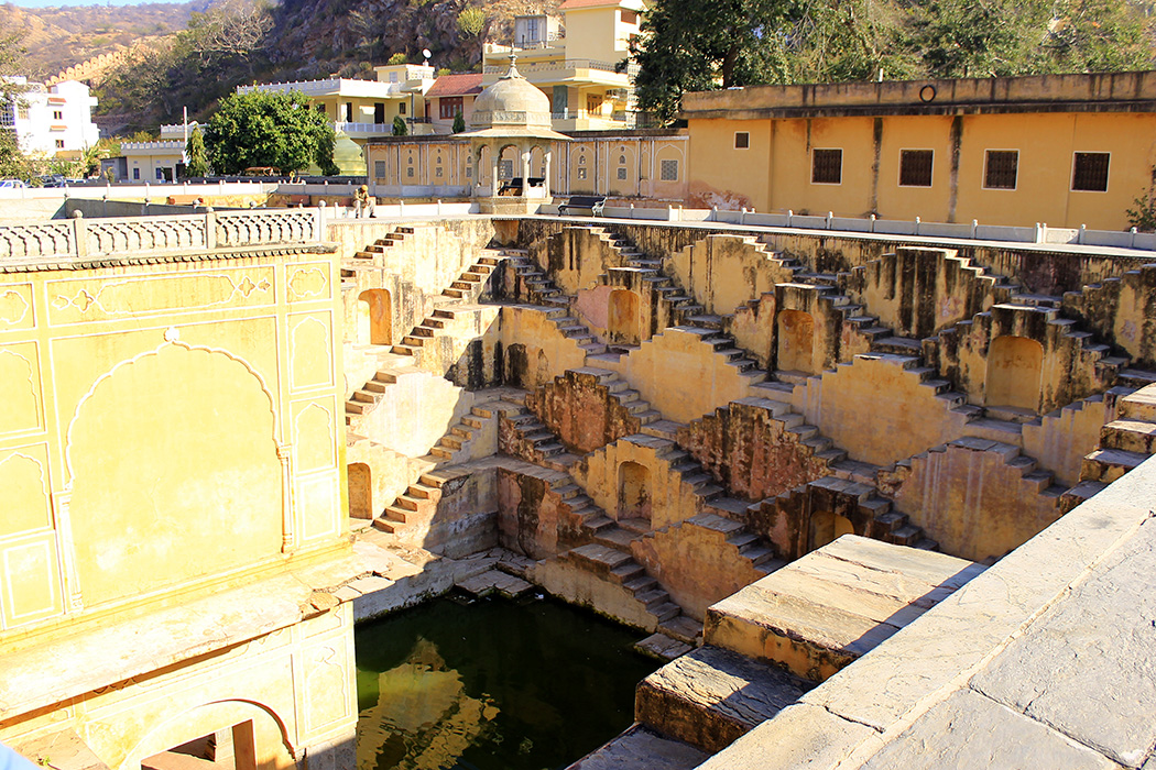 The Best Exotic Marigold Hotel filming location: Panna Meena Ka Kund Step Well, Amer, Rajasthan, India