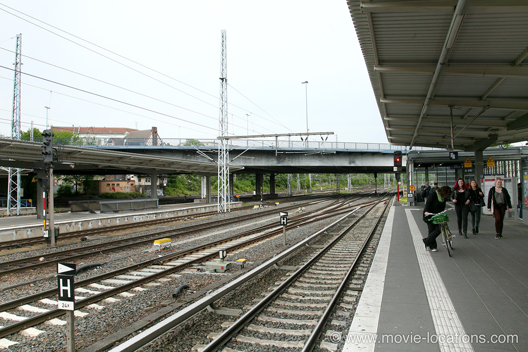 The Bourne Ultimatum film location: Bahnhof Lichtenberg, Berlin, Germany