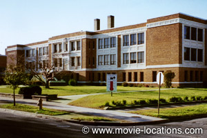 Blue Velvet filming location: New Hanover High School, 1307 Market Street, Wilmington