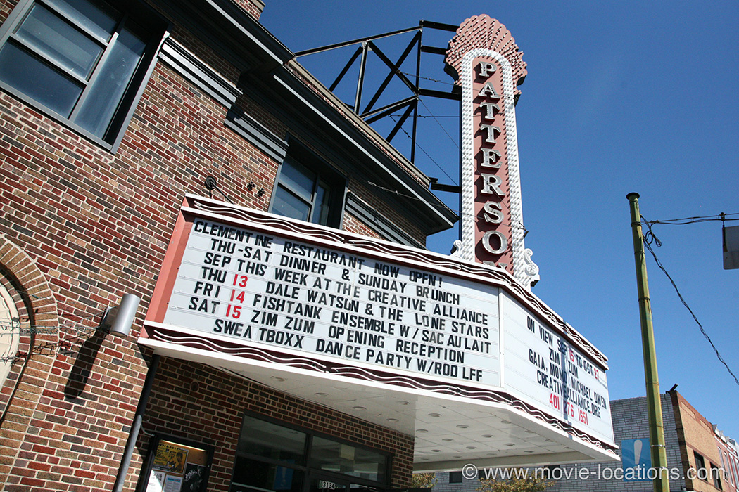 Cecil B DeMented film location: Patterson Theatre, Eastern Avenue, Baltimore