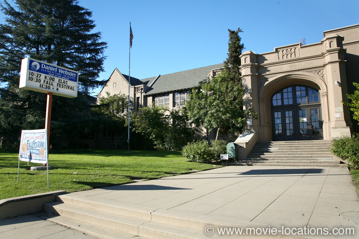 Changeling film location: Webster Elementary School, East Washington Boulevard, Pasadena