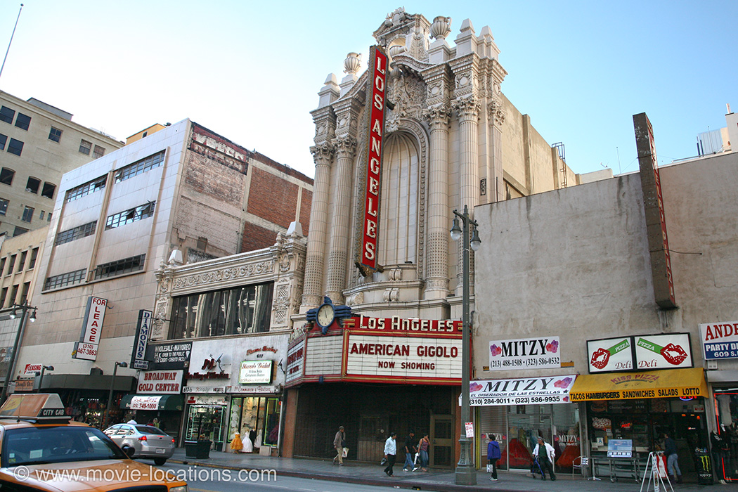 Chaplin filming location: Los Angeles Theatre, 615 South Broadway, downtown Los Angeles
