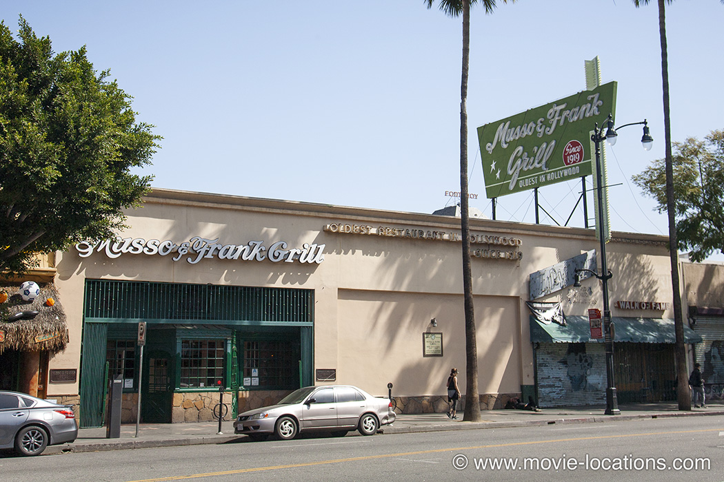 Charlie's Angels Full Throttle film location: Musso & Frank Grill, Hollywood Boulevard, Hollywood
