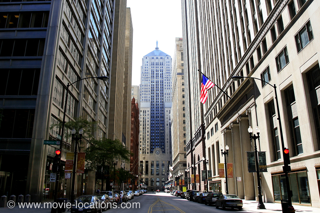The Dark Knight filming location: South LaSalle Street, Chicago