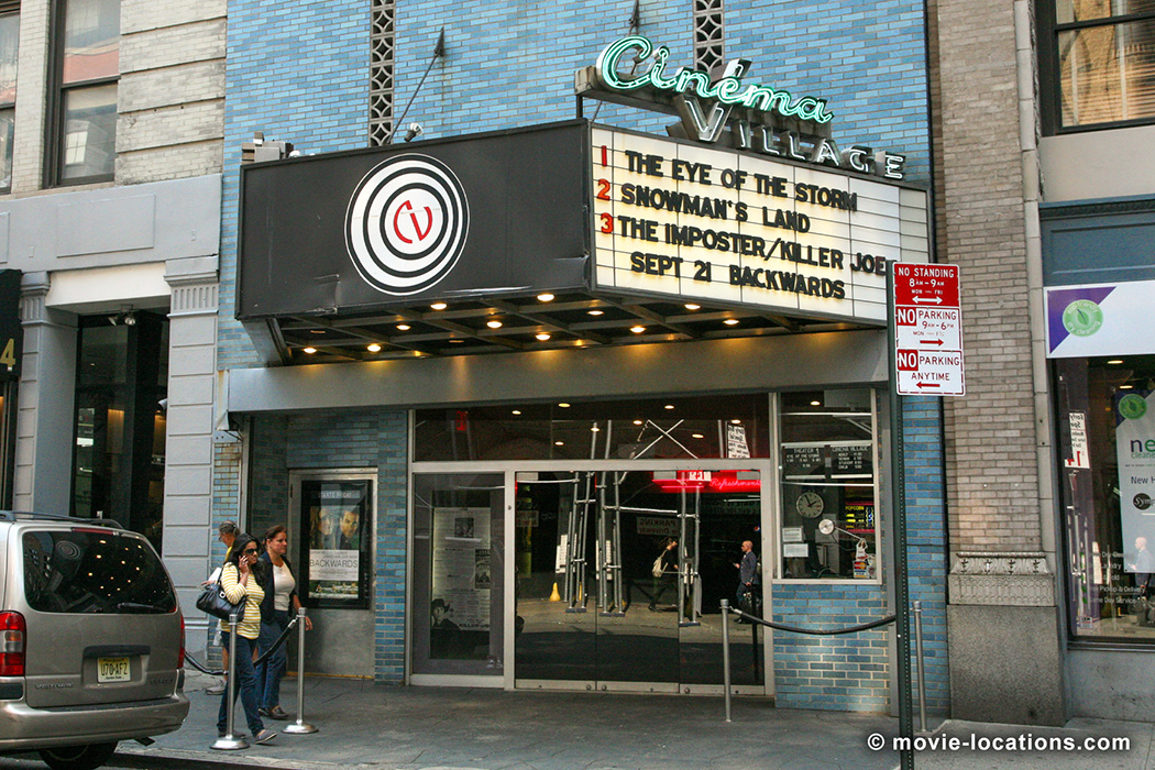 The Departed film location: Cinema Village, East 12th Street, New York