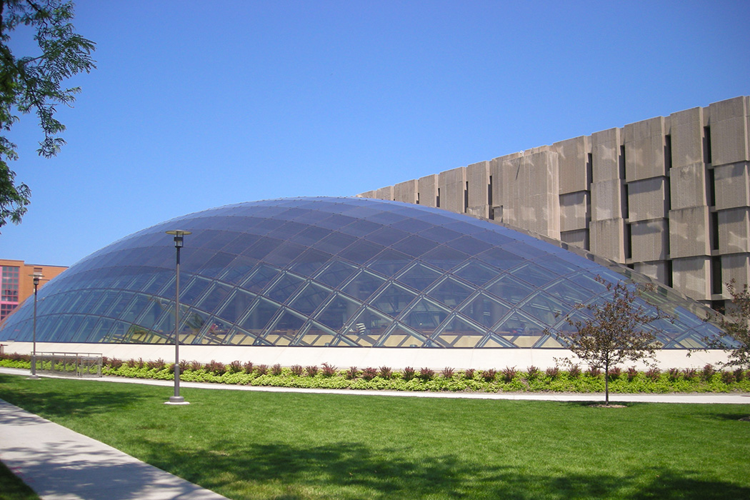 Divergent film location: Mansueto Library, East 57th Street, Hyde Park, Chicago