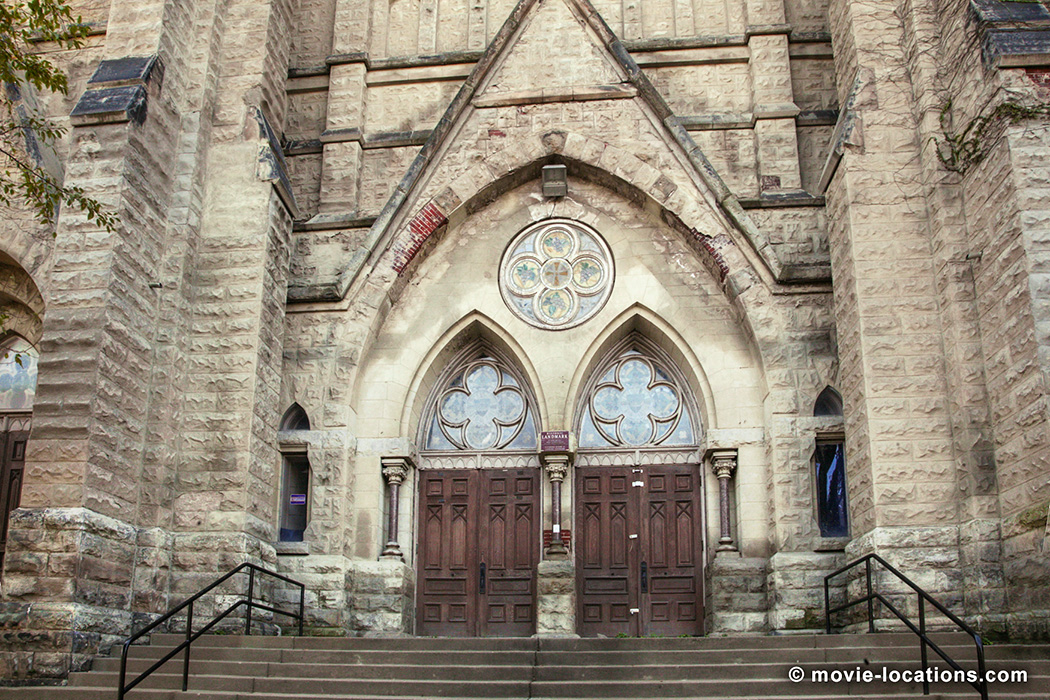 Dogma film location: Everlasting Covenant Cathedral, Larimer Avenue, East Liberty, Pittsburgh
