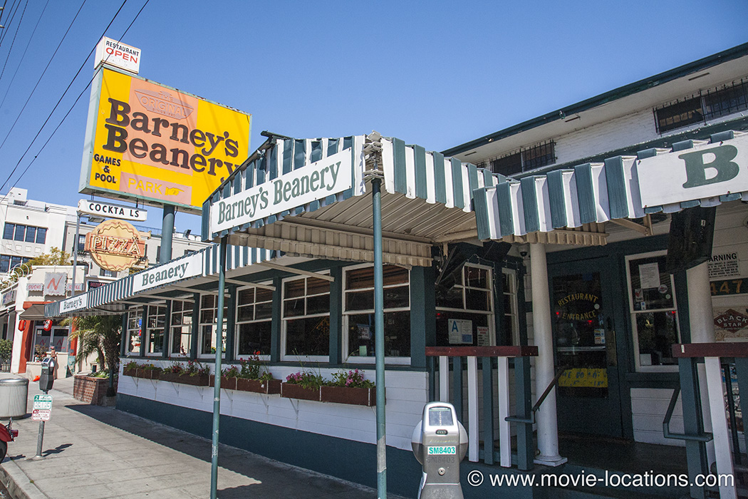 The Doors film location: Barney'’'s Beanery, Santa Monica Boulevard, West Hollywood, Los Angeles