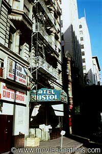Fight Club location: Hotel Bristol, West Eighth Street, downtown Los Angeles