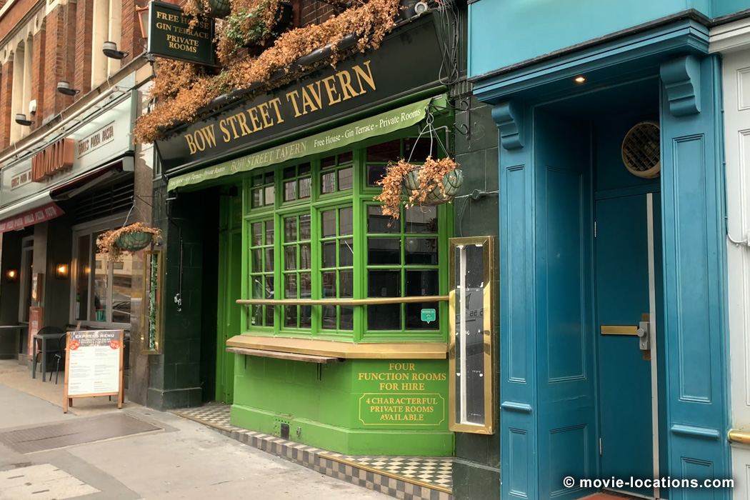 Frenzy film location: The Bow Street Tavern, Bow Street, Covent Garden, London