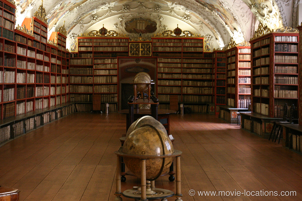 From Hell location: Theological Hall, Strahov Monastery, Strahov, Mala Strana, Prague