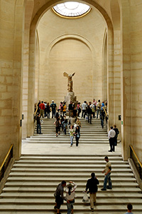 Funny Face film location: Daru Staircase, Louvre, Paris