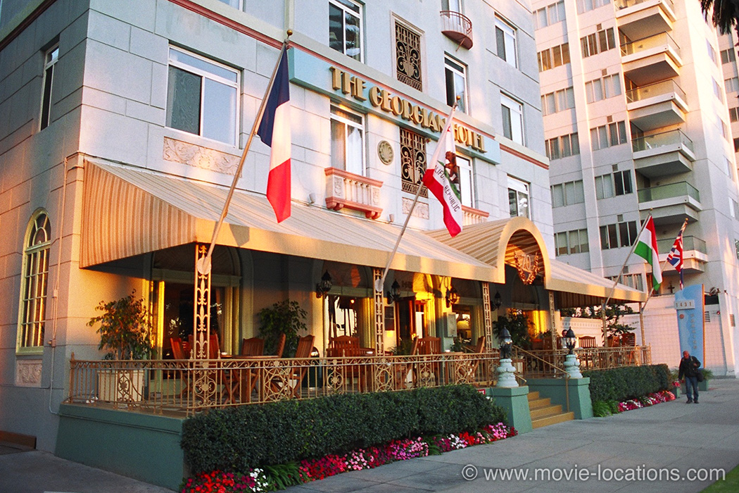 Get Shorty location: Georgian Hotel, Ocean Avenue, Santa Monica, Los Angeles