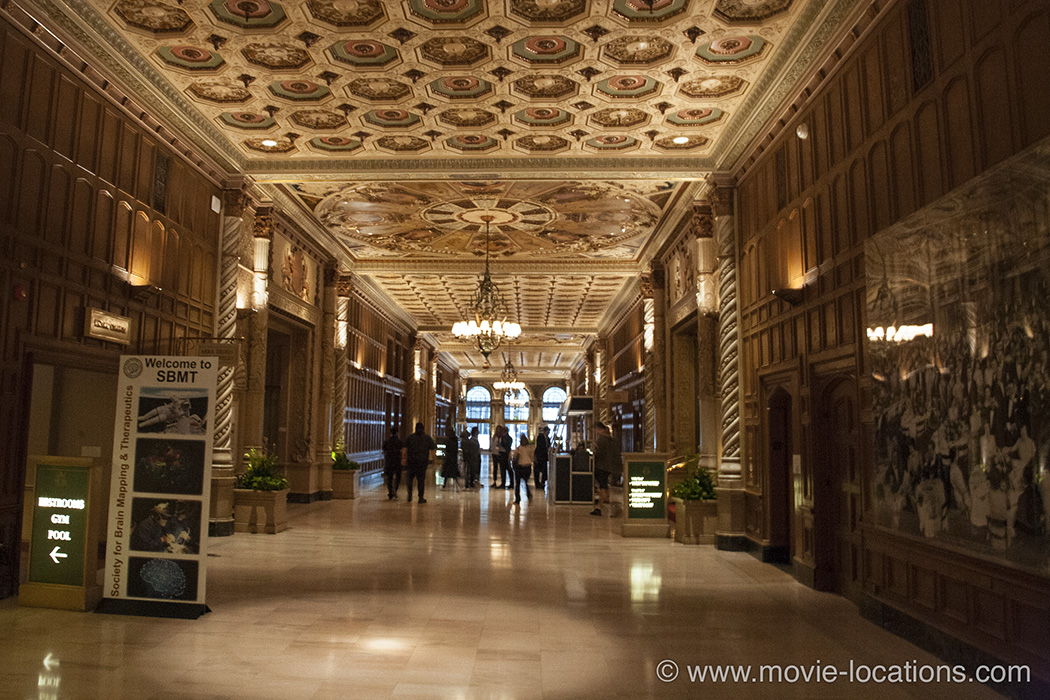 Ghostbusters filming location: Millennium Biltmore Hotel, South Grand Avenue, downtown Los Angeles
