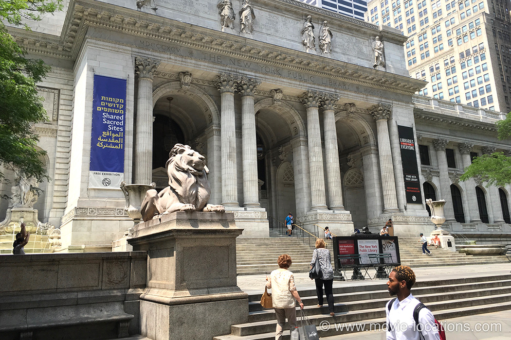 Ghostbusters filming location: New York Public Library, Fifth Avenue, New York