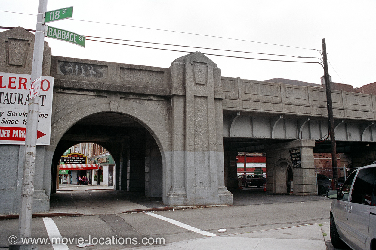 Goodfellas filming location: Long Island Railroad tracks on Babbage Street, Richmond Hills, Queens