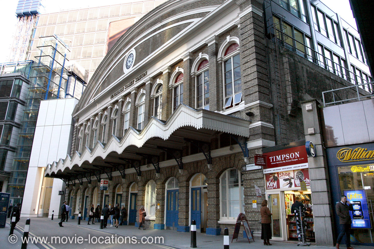 Green Street filming location: Fenchurch Street Station, Fenchurch Street, London