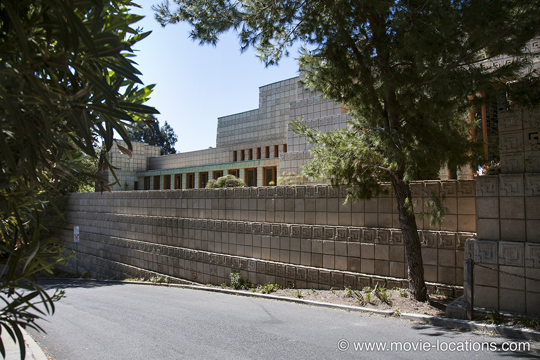 The Karate Kid III location: Ennis-Brown House, Glendower Avenue, Los Feliz, Los Angeles