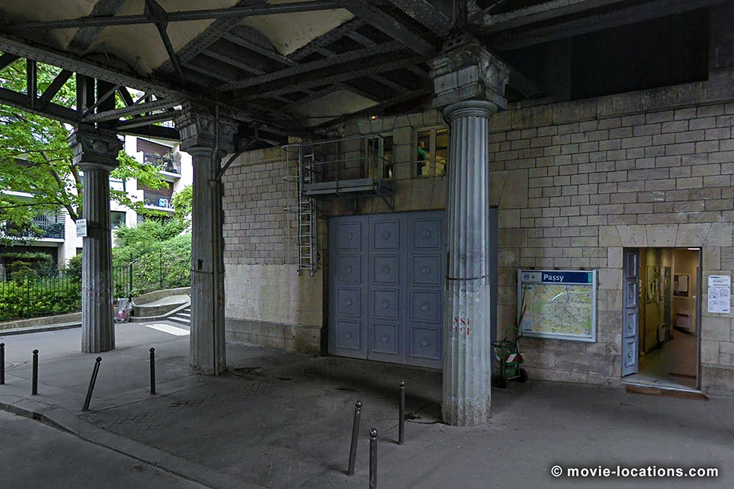Inception filming location: Passy Métro Station, Square Alboni, Paris