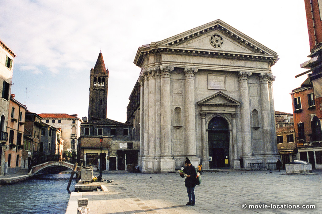Indiana Jones and the Last Crusade film location: Church of San Barnaba, Campo San Barnaba, Venice