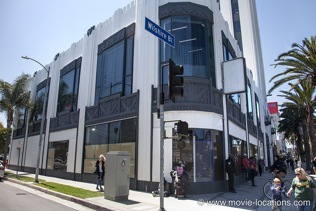 The Karate Kid location: Wilshire Boulevard at Cloverdale Avenue, Midtown Los Angeles