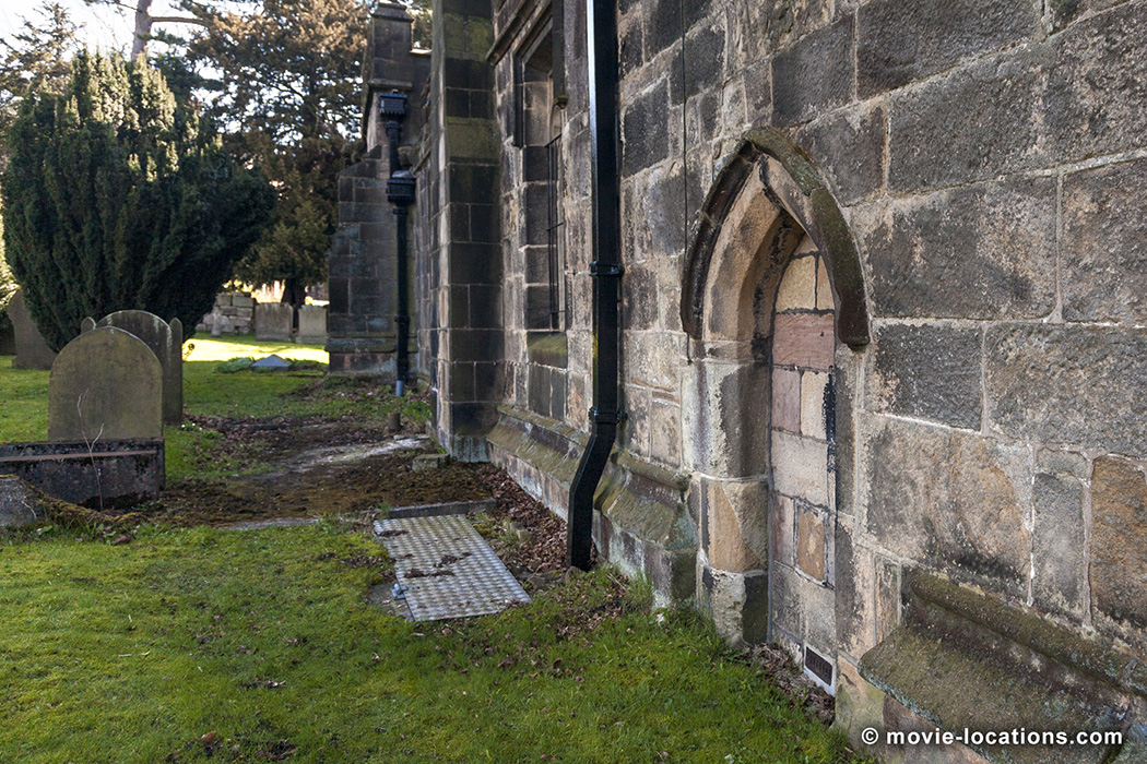 The Living Dead At Manchester Morgue location: Hathersage Church, Hathersage, Derbyshire
