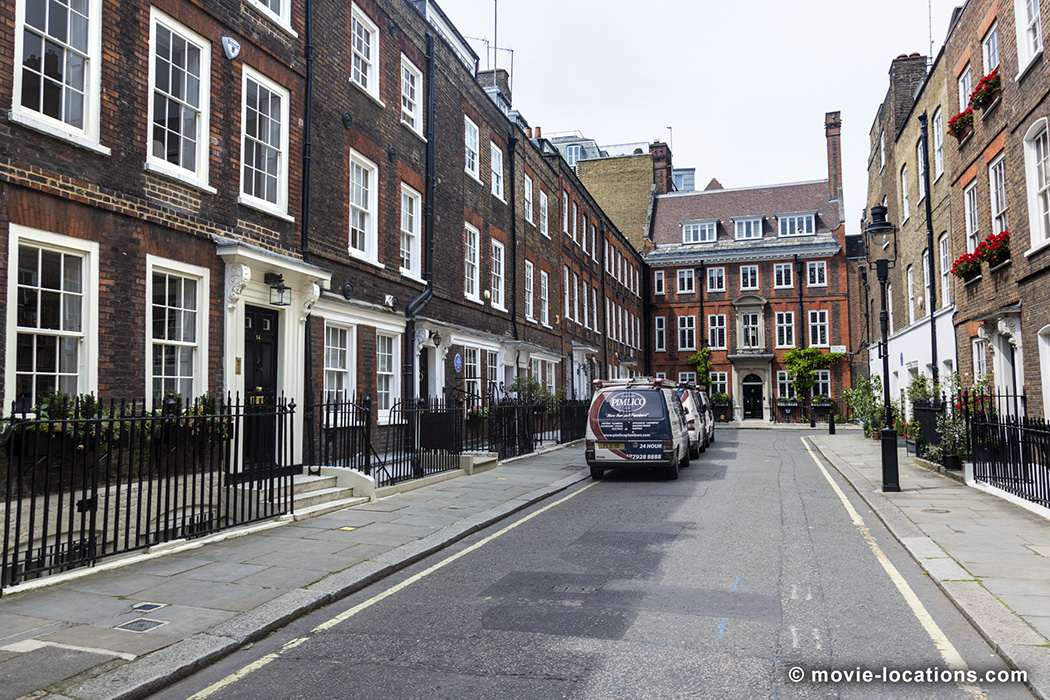 Mary Poppins Returns film location: Cowley Street, Westminster, London SW1
