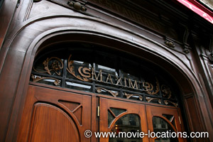 Gigi film location: Maxim's, rue Royale, Paris