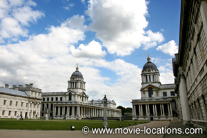 Pirates Of The Caribbean, On Stranger Tides filming location: Royal Naval College, Greenwich, London