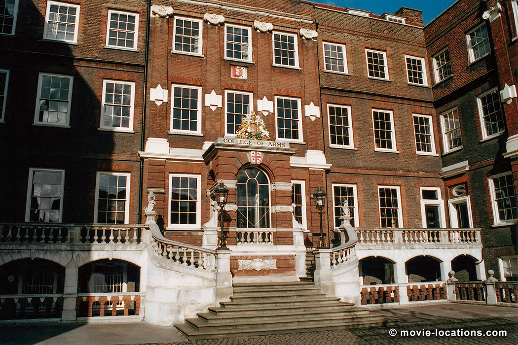 Sherlock Holmes film location: College of Arms, Queen Victoria Street, London EC4