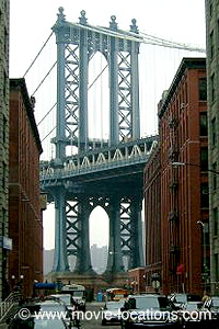 Once Upon a Time In America location: Manhattan Bridge, Water Street at Washington Street, Brooklyn
