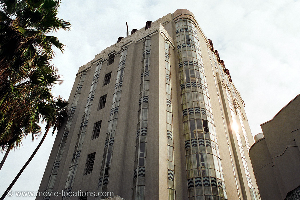 Strange Days location: the Sunset Tower Hotel, Sunset Boulevard, West Hollywood, Los Angeles