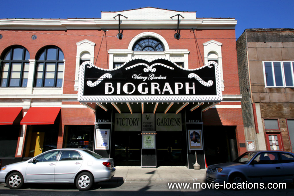 Public Enemies location: Biograph Theatre, North Lincoln Avenue, Chicago