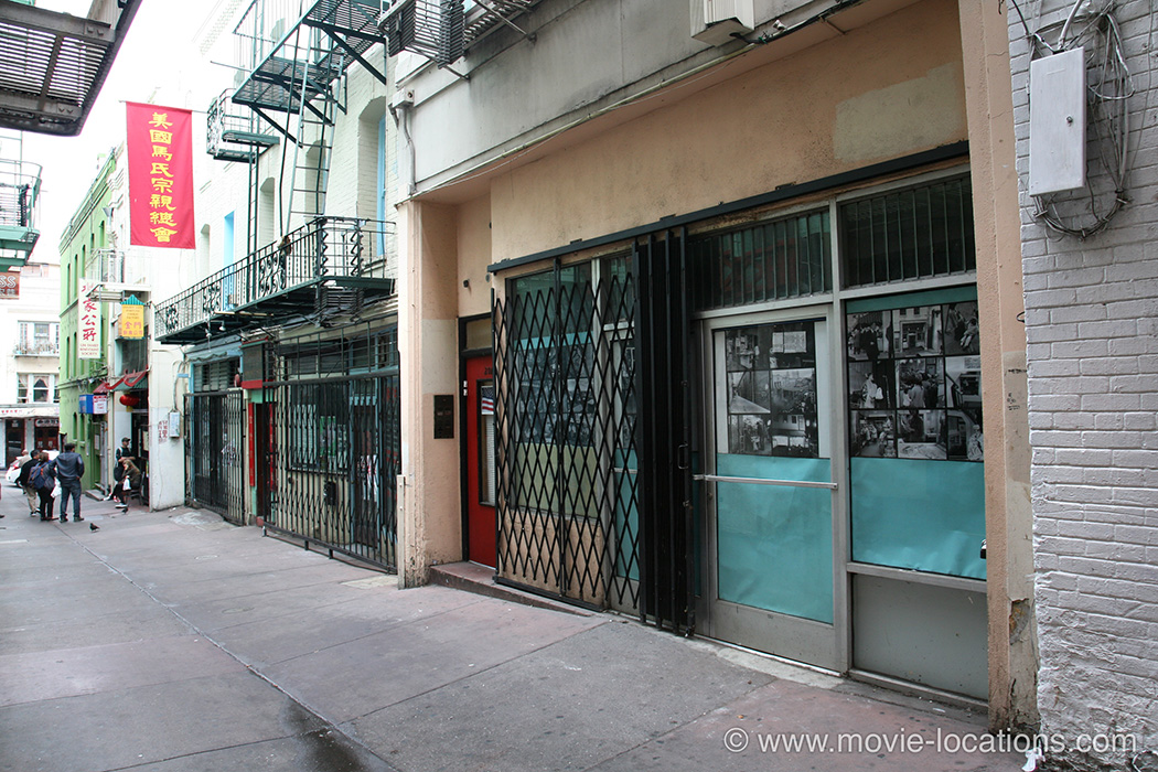 The Pursuit Of Happyness filming location: Ross Alley, Chinatown, San Francisco
