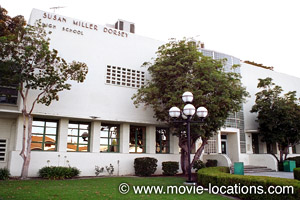 Spider-Man film location: Dorsey High School, Farmdale Avenue, West Adams, Los Angeles