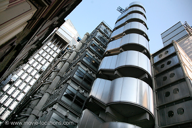 Guardians Of The Galaxy filming location: Lloyd's Building, Lime Street, London