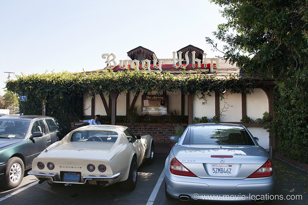 Superbad location: Buggy Whip Restaurant, La Tijera Boulevard, Westchester