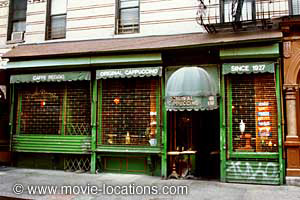 Shaft location: Caffe Reggio, 119 MacDougal Street, Greenwich Village, New York
