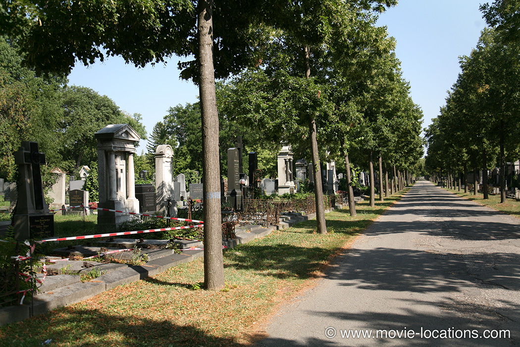 The Third Man filming location: Zentralfriedhof, Vienna, Austria
